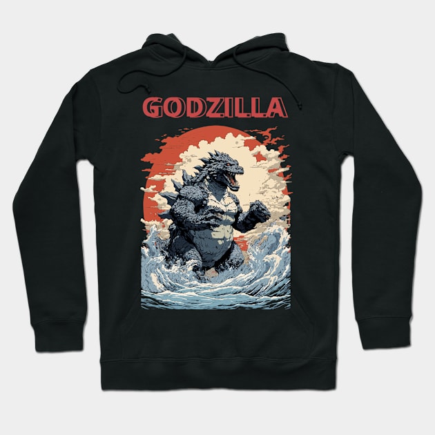 Godzilla Battle Minus one Hoodie by Alex